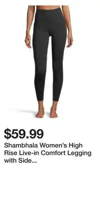 Mark's Shambhala Women's High Rise Live-in Comfort Legging with Side Pocket - 7/8 Length offer