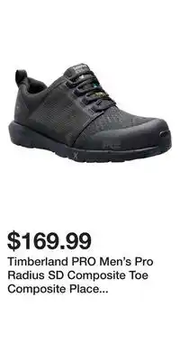 Mark's Timberland PRO Men's Pro Radius SD Composite Toe Composite Place Athletic Shoes offer