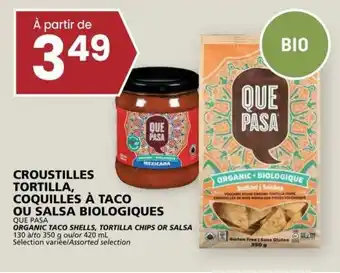 Rachelle-Bery Grocery QUE PASA ORGANIC TACO SHELLS, TORTILLA CHIPS OR SALSA offer