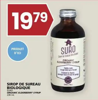 Rachelle-Bery Grocery ORGANIC ELDERBERRY SYRUP 236mL offer