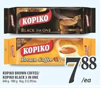 Al Premium Food Mart KOPIKO BROWN COFFEE/ KOPIKO BLACK 3 IN ONE offer