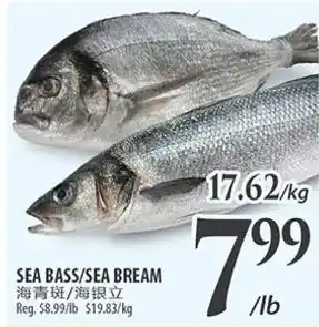 Al Premium Food Mart SEA BASS/SEA BREAM offer