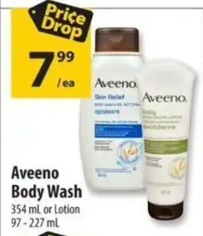 Co-op Aveeno Body Wash 354ml or Lotion 97-227ml offer