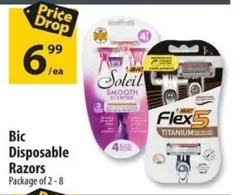 Co-op Bic Disposable Razors Package of 2-8 offer