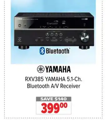 2001 Audio Video YAMAHA 5.1-Ch. Bluetooth A/V Receiver offer