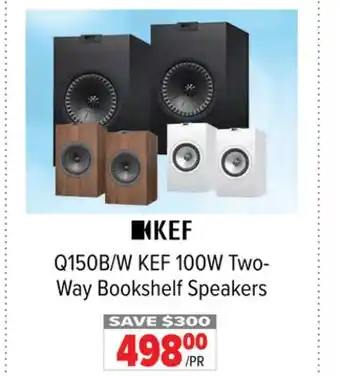2001 Audio Video KEF 100W Two- Way Bookshelf Speakers offer