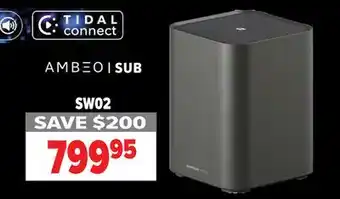 2001 Audio Video Sennheiser 7.1.4 CH Powered Dolby Atmos Sound bar & 8 Powered Subwoofer offer