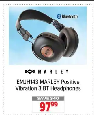 2001 Audio Video MARLEY Positive Vibration 3 BT Headphones offer