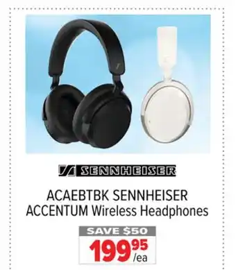 2001 Audio Video SENNHEISER ACCENTUM Wireless Headphones offer