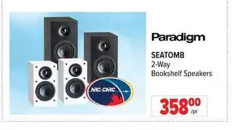 2001 Audio Video Paradigm 2-Way Bookshelf Speakers offer