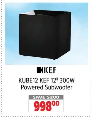 2001 Audio Video KEF 12 300W Powered Subwoofer offer