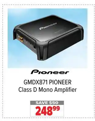 2001 Audio Video PIONEER Class D Mono Amplifier offer