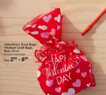 Party City Bright Valentine's Day Treat Bags, 20-pk offer