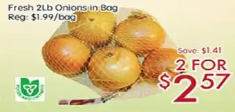 Sunny Food Mart Fresh 2 Lb Onions in Bag offer