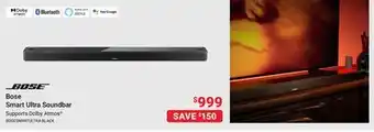 Visions Electronics Bose Smart Ultra Soundbar offer