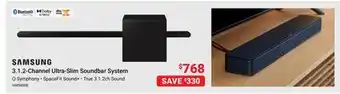 Visions Electronics Samsung 3.1.2-Channel Ultra-Slim Soundbar System offer