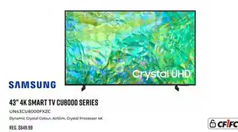 Canex 43 4K SMART TV CU8000 SERIES offer