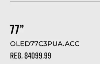 Canex 77 4K SMART OLED TV 133 SERIES offer