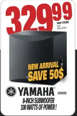 Centre Hi-Fi YAMAHA 8-INCH SUBWOOFER 100 WATTS OF POWER ! offer