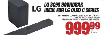 Centre Hi-Fi LG SC9S SOUNDBAR IDEAL FOR LG OLED C SERIES offer
