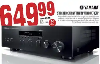 Centre Hi-Fi YAMAHA STEREO RECEIVER WITH WI-FI AND BLUETOOTH offer