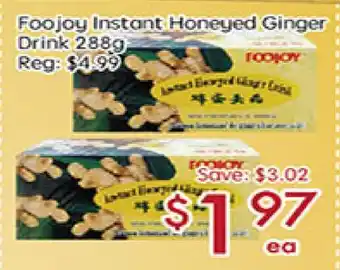 Sunny Food Mart Foojoy Instant Honeyed Ginger Drink offer