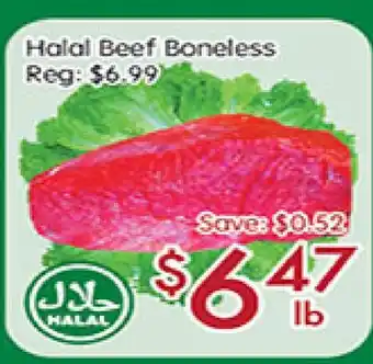 Sunny Food Mart Halal Beef Boneless offer