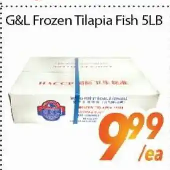 Bestco Food Mart G&L Frozen Tilapia Fish 5LB offer