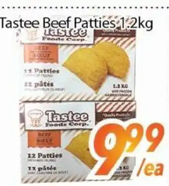 Bestco Food Mart Tastee Beef Patties offer