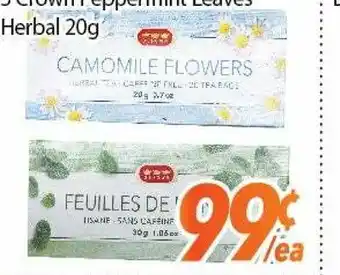 Bestco Food Mart 3 Crown Peppermint Leaves Herbal offer