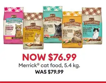Petsmart Merrick cat food offer