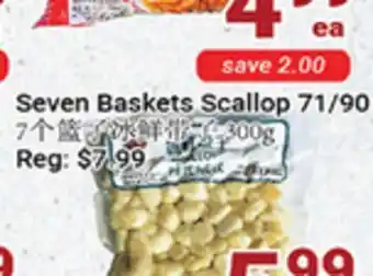 Oceans Fresh Food Market Seven Baskets Scallop offer