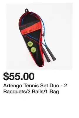 Decathlon Artengo Tennis Set Duo - 2 Racquets/2 Balls/1 Bag offer