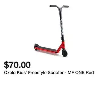 Decathlon Oxelo Kids' Freestyle Scooter - MF ONE Red offer