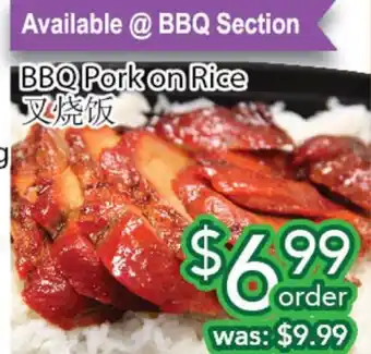 Ample Food Market BBQ Pork on Rice offer