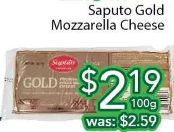Ample Food Market Saputo Gold Mozzarella cheese offer