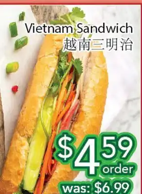 Ample Food Market Vietnam Sandwich offer