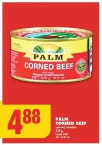 No Frills PALM CORNED BEEF offer