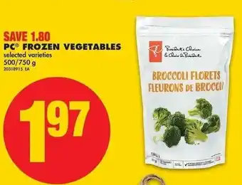 No Frills Frozen Vegetables offer