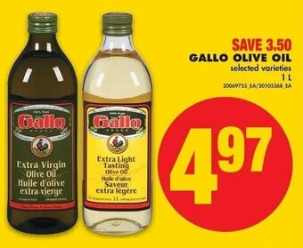 No Frills Gallo Olive Oil offer