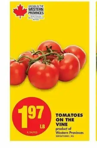 No Frills Tomatoes offer