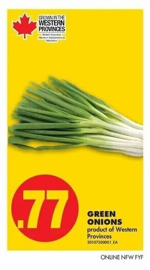 No Frills Green Onions offer