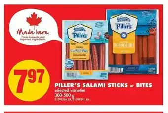 No Frills Piller's Salami Sticks offer