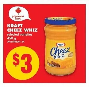 No Frills Kraft Cheez Whiz offer