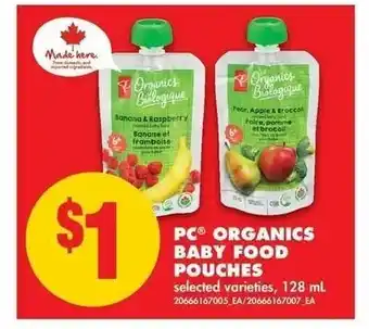 No Frills Organics Baby Food offer