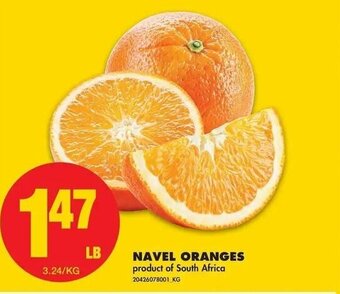 No Frills Navel Oranges offer