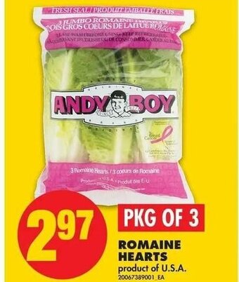 No Frills Romaine Hearts offer