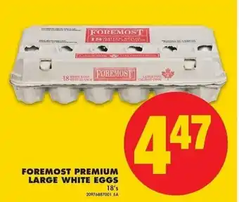 No Frills Foremost Premium Large White Eggs offer