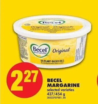 No Frills Becel Margarine offer