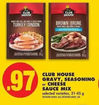 No Frills Club House Gravy, Seasoning offer